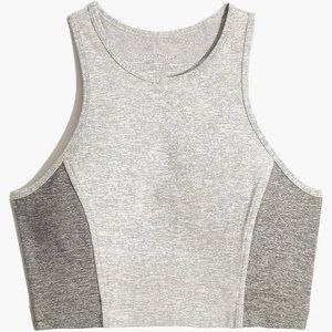 OUTDOOR VOICES Grey two tone Athena bra